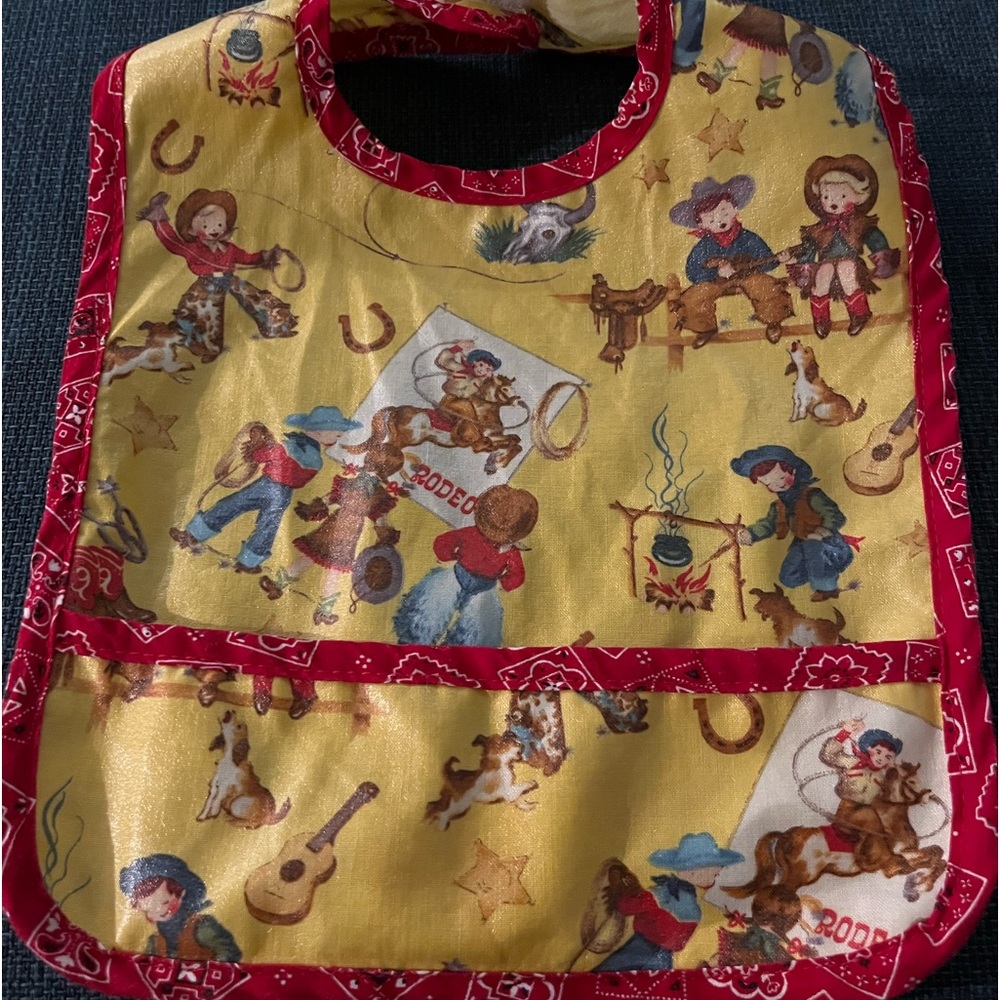 Western themed bib